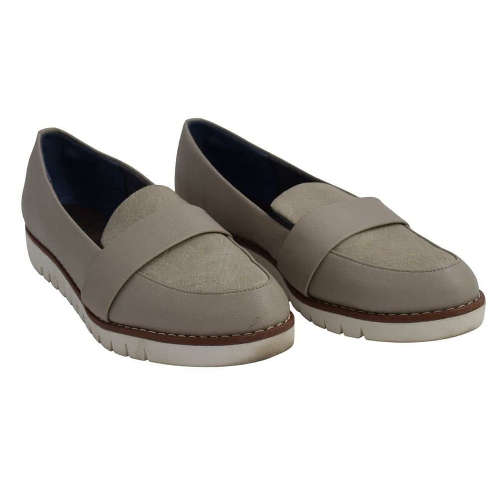 Dr. Scholl's Comfortable Womens Loafers Snakeskin Slip On‎ Casual Walking Shoes